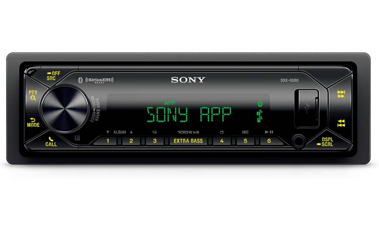 1. Sony DSX-GS80 — The Most Powerful Single DIN Head Unit