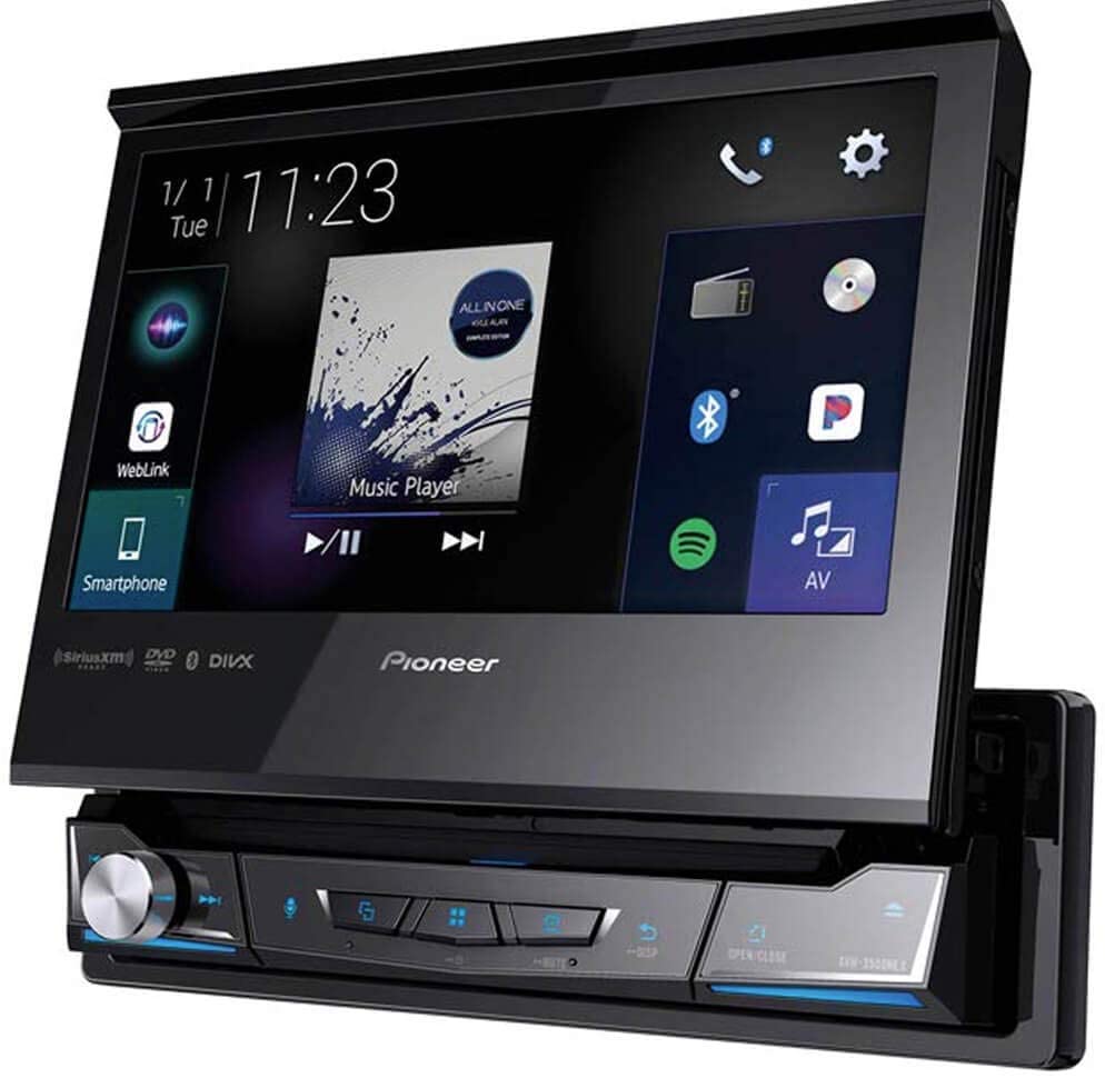 3. Pioneer AVH-3500NEX – The Best Flip Out Screen Car Stereo