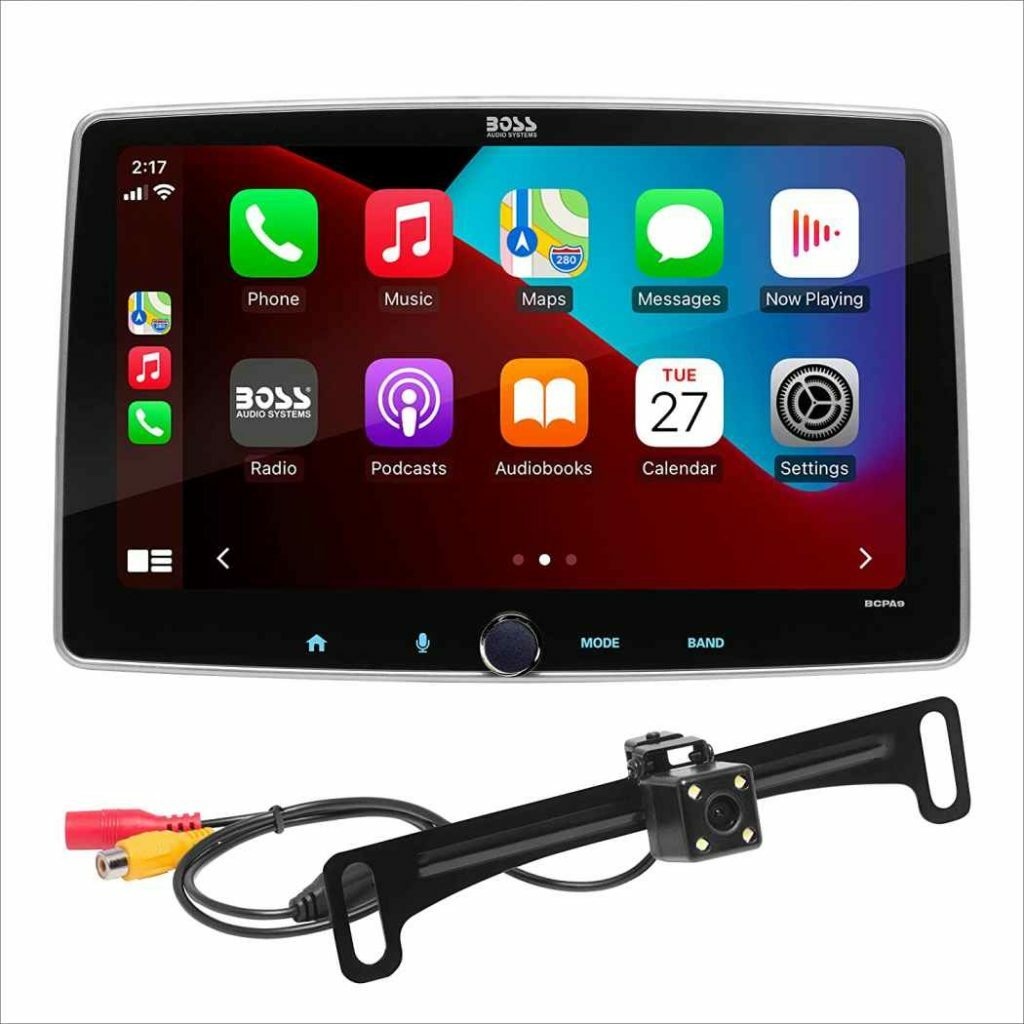 4. Boss BCPA10RC Single Din Touchscreen Radio