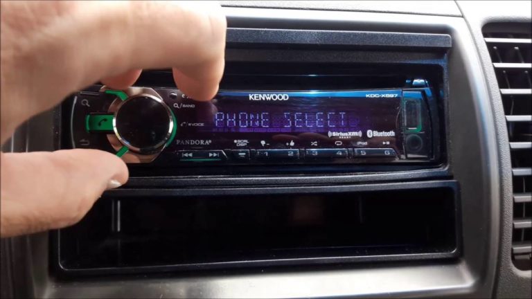 How to connect to kenwood bluetooth radio