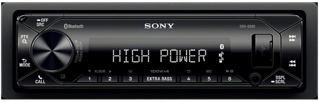 Sony DSX GS80 The Best car stereo with built in amplifier 1